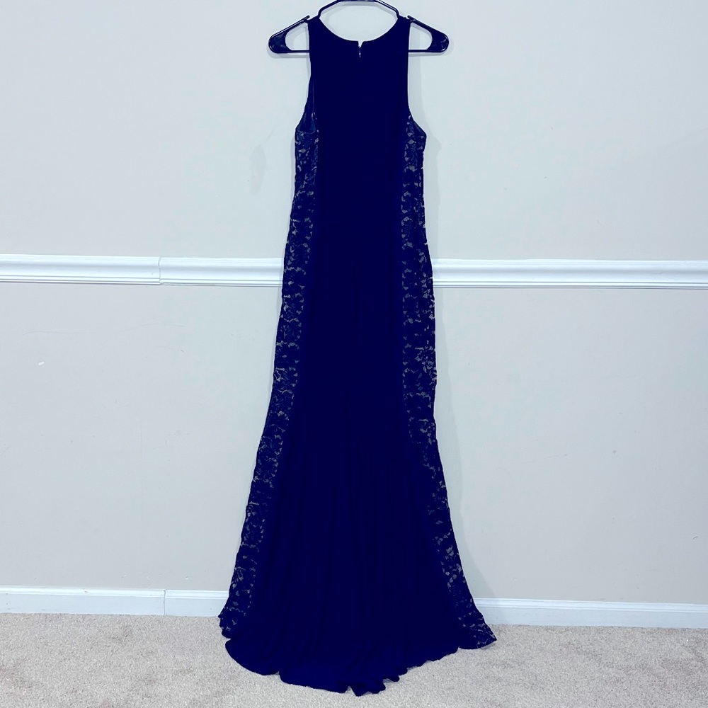 Xscape formal dress navy blue